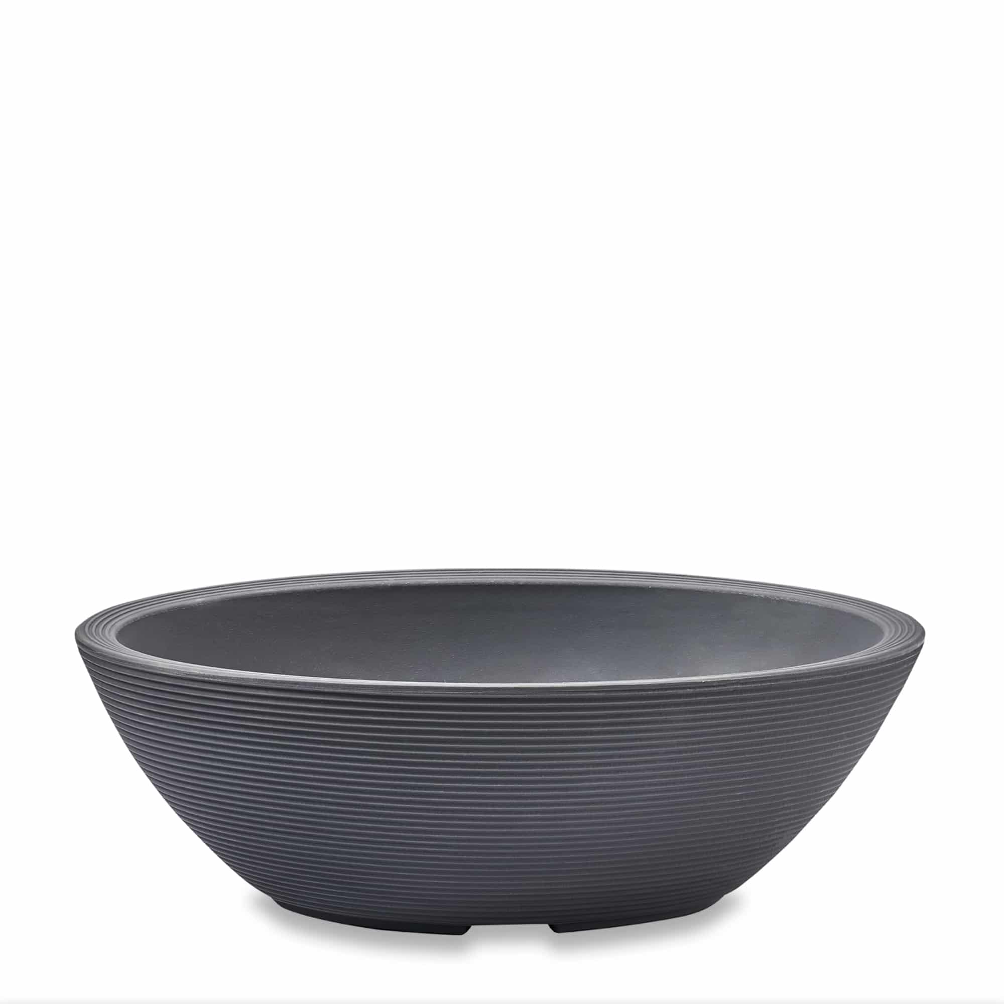 Delano Oval Bowl in Slate Grey