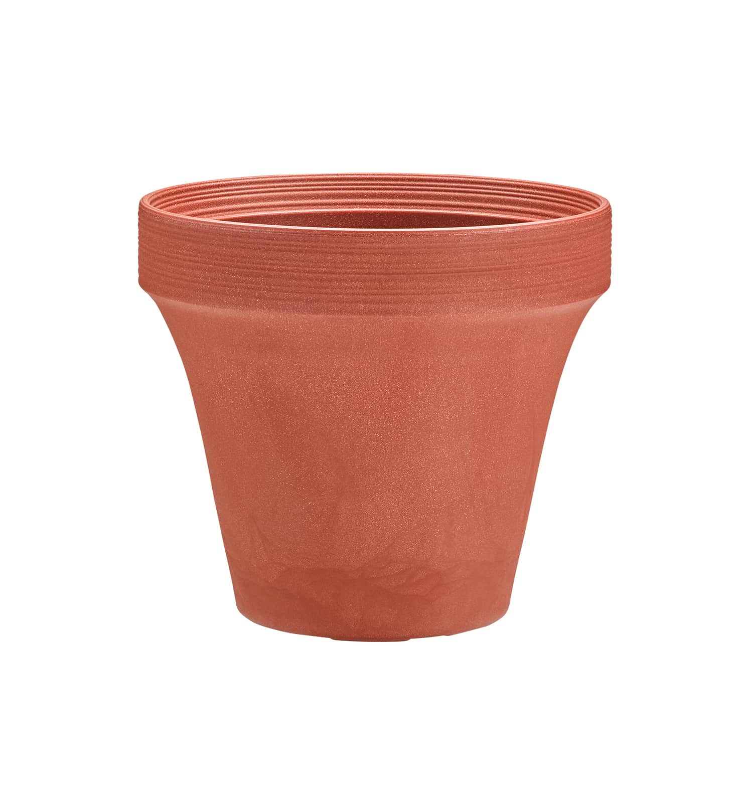 ridge planters in brick red