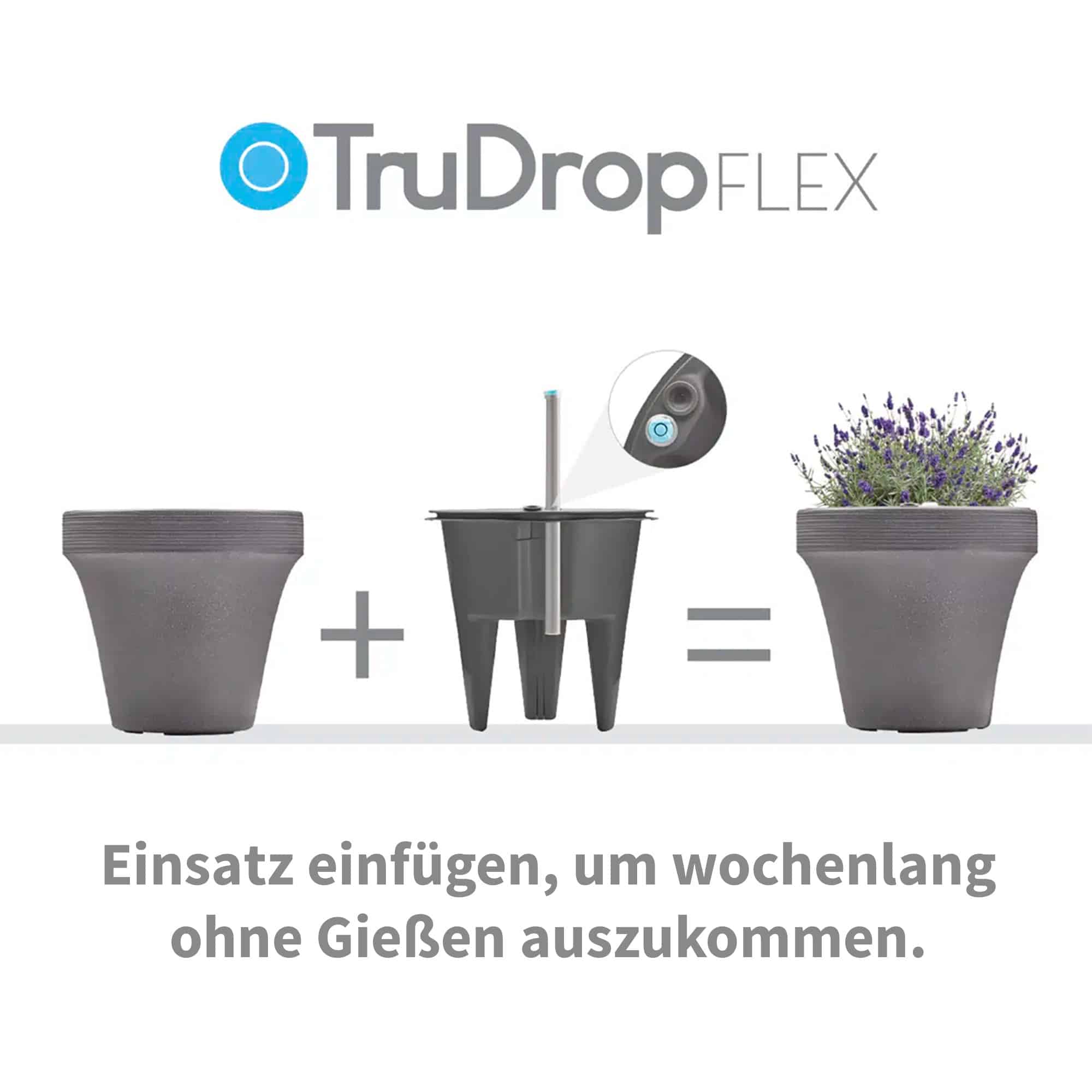 TruDrop Flex Infographic German go weeks without watering