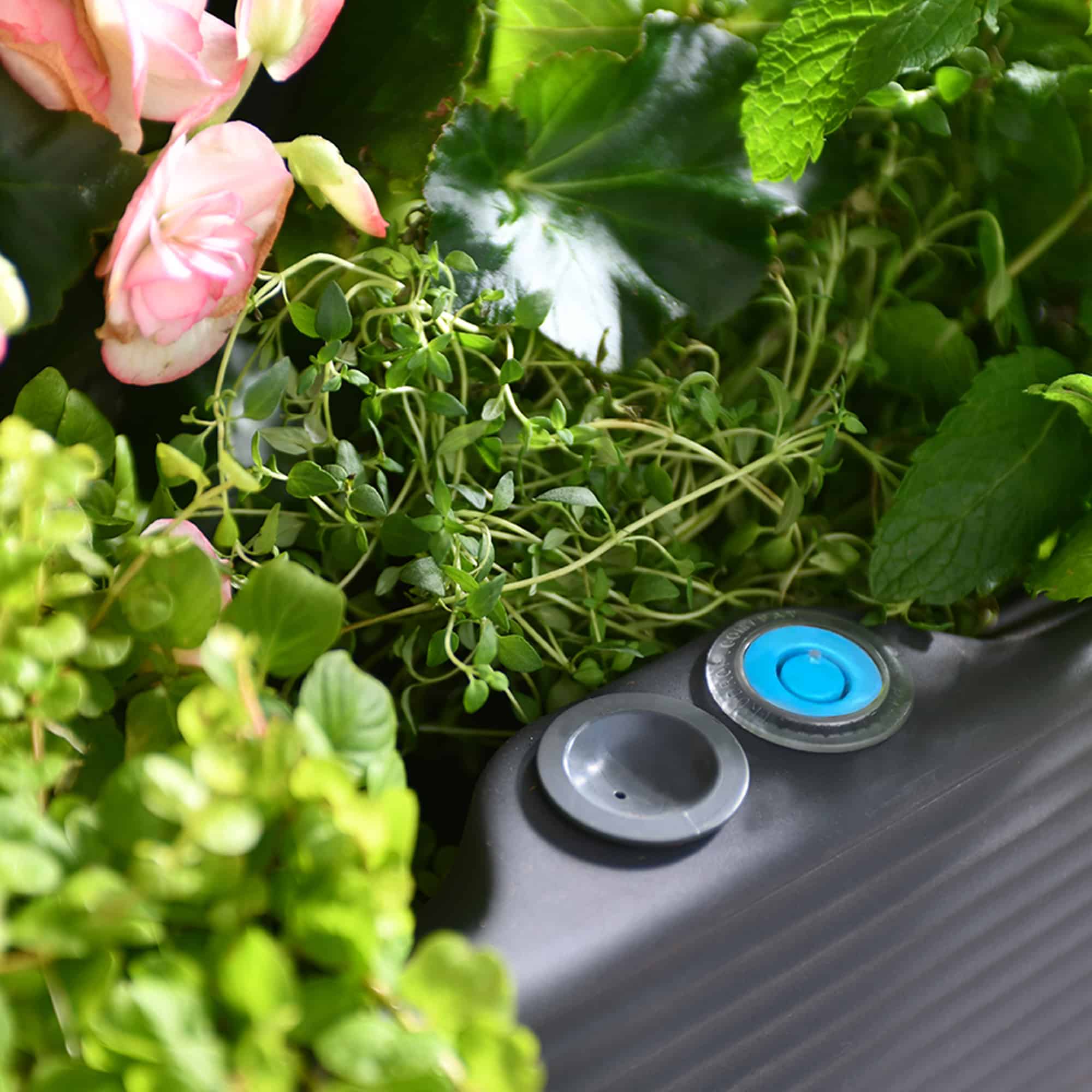 TruDrop New Indicator in slate Slat planter